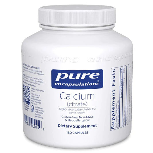 Pure Encapsulations Calcium Citrate - 180 Capsules