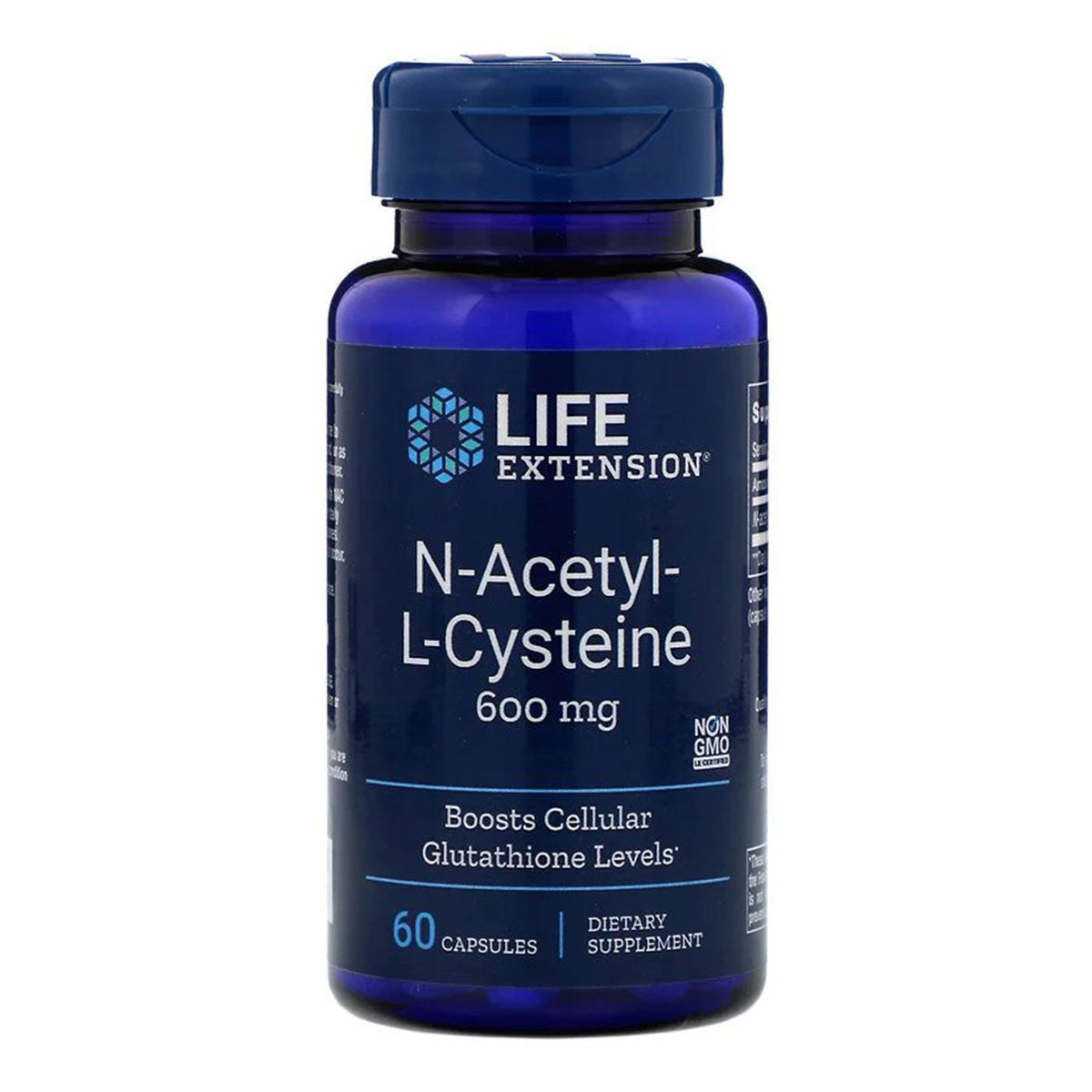 Life Extension N-Acetyl-L-Cysteine 600mg 60 Capsules